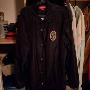 Supreme Spin Logo Coach Jacket